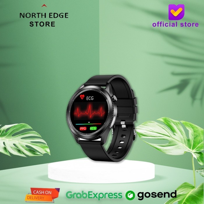 "V.NLN" - READY STOCK NORTH EDGE E102 Jam Tangan Pria Ukur ECG EKG dan PPG Tekanan Darah
