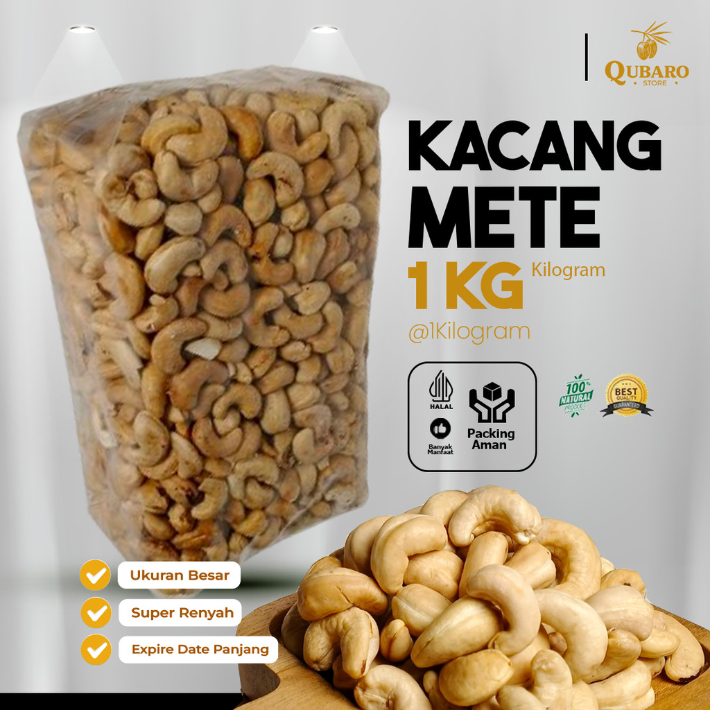 

Kacang Mede / Kacang Mete Roasted / Kacang Mete Matang 1kg