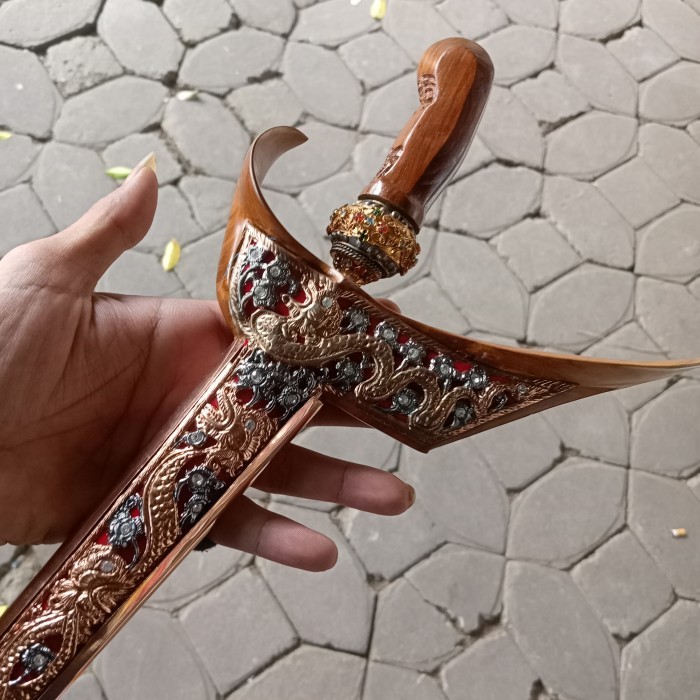 Warangka gaman Ladrang Branggah Jogja Full Block Krawangan Alusan