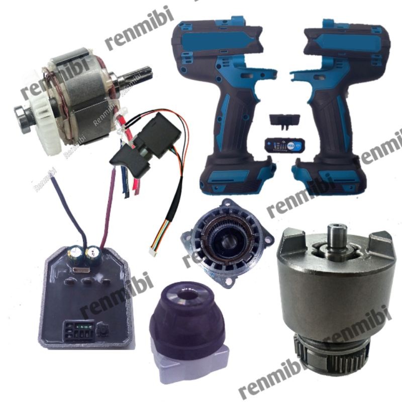 Modul Gear box saklar switch triger Anvil dinamo MOTOR cover housing bisa buat monqiqi kamolee moder