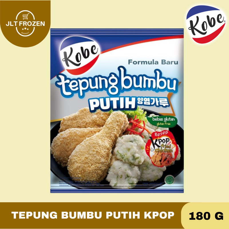 

Kobe Tepung Bumbu Putih / Tepung Gluten Free / Tepung Kobe - 179gr