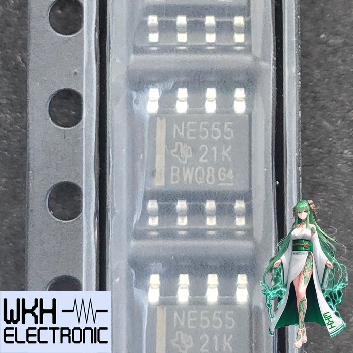(BACA DESKRIPSI) NE555 SMD NE 555 SOP-8 IC PRECISION TIMER AF59