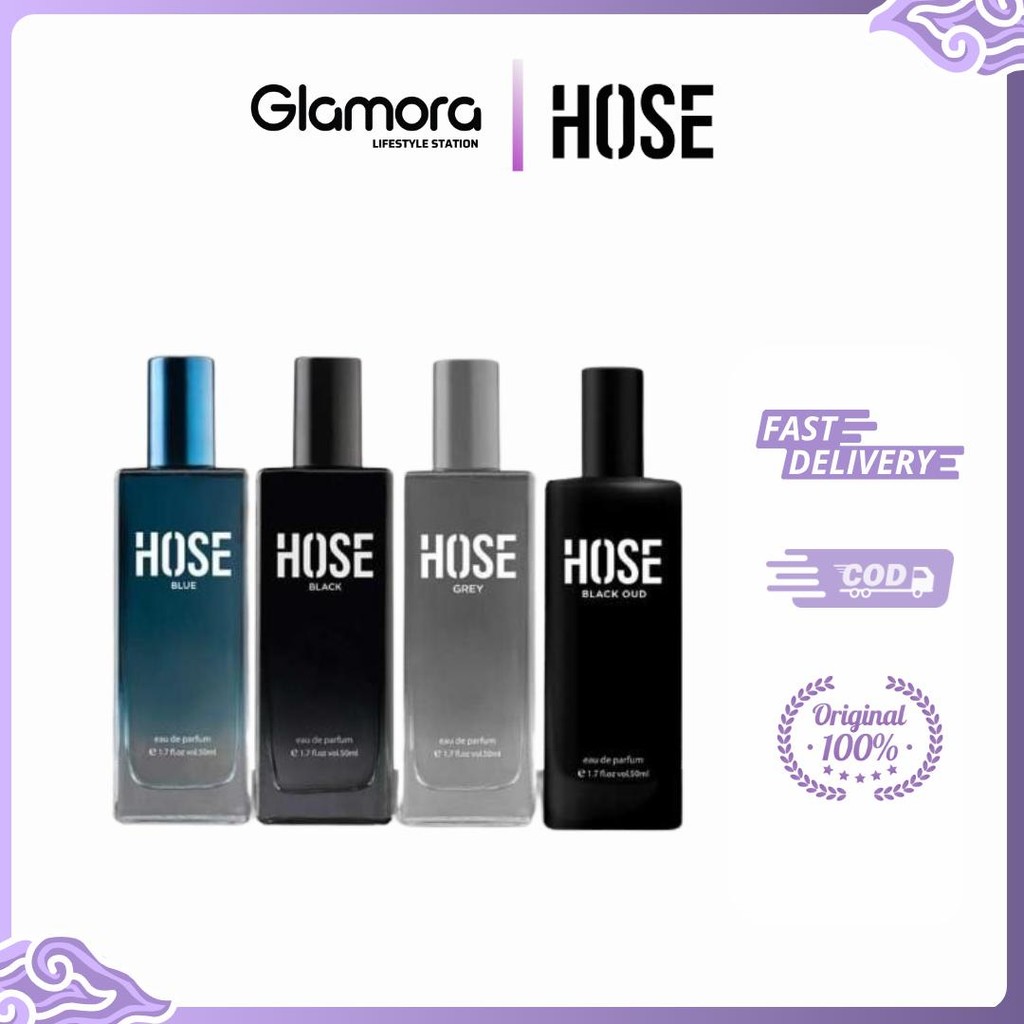 HOSE EDP Black Blue Grey | Parfum Pria HOSE Eau De Parfum 50ml