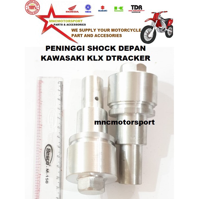PENINGGI SHOCK DEPAN USD KLX DTRACKER LAMA