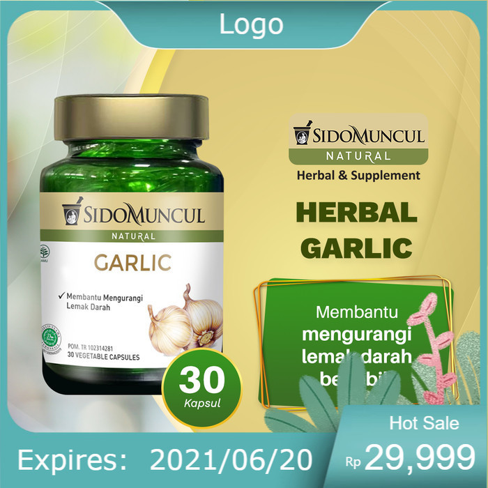 

Sido Muncul Natural Garlic 30 Kapsul