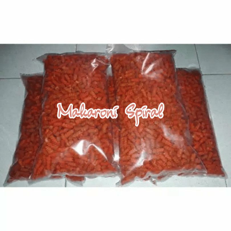 

DISKON cemilan makaroni spiral macaroni spiral makaroni ulir makaroni spiral pedas
