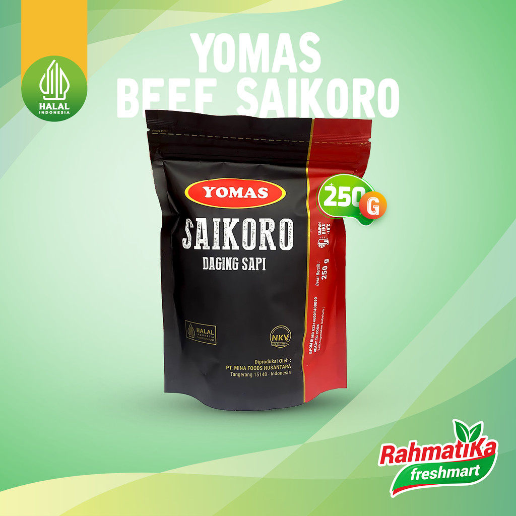 

Yomas Beef Saikoro / Yomas Beef Saikoro Cube Daging Sapi 250 gram