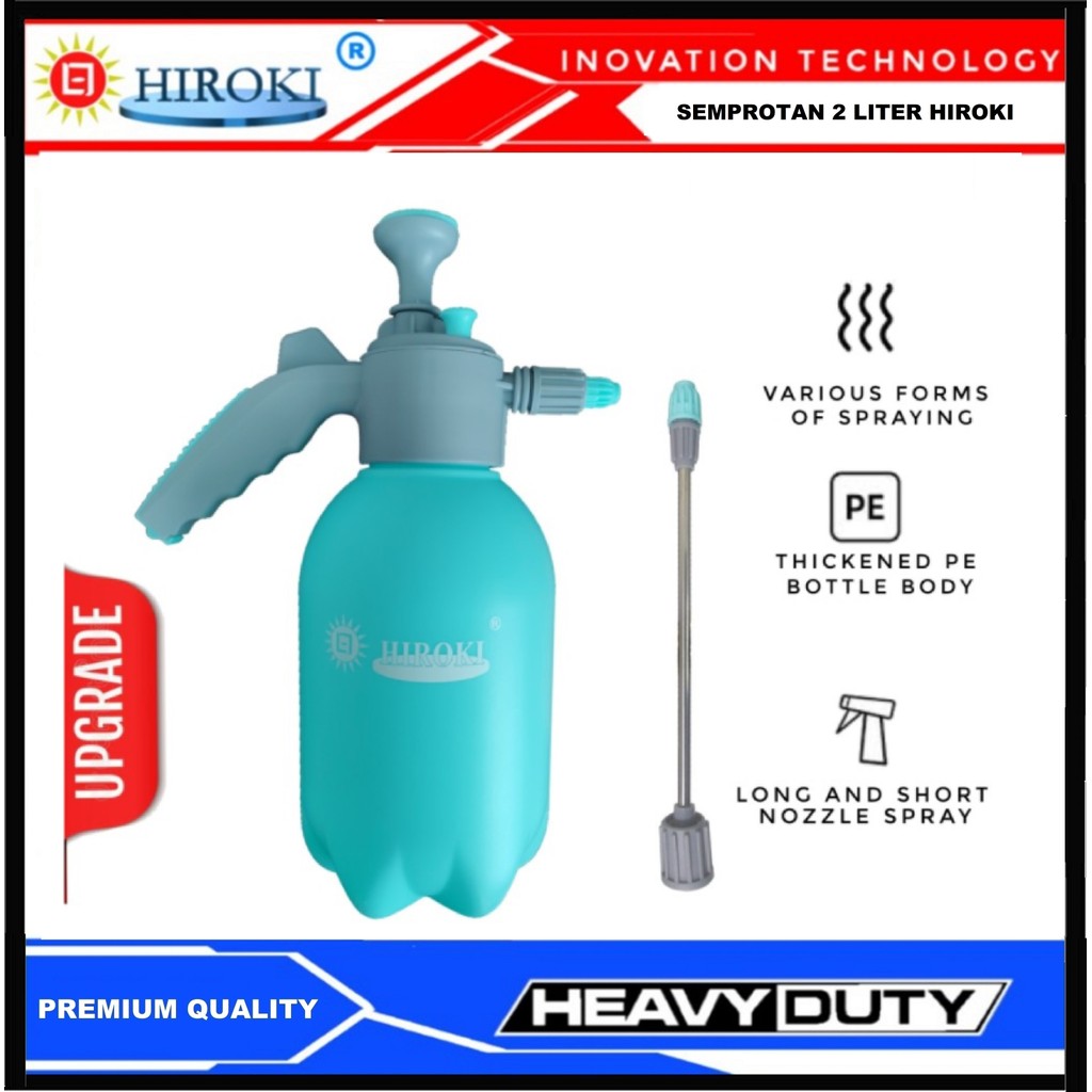 COD HIROKI Semprotan Manual Tabung 2 L Botol Sprayer 2 liter Semprotan Tanaman + stik