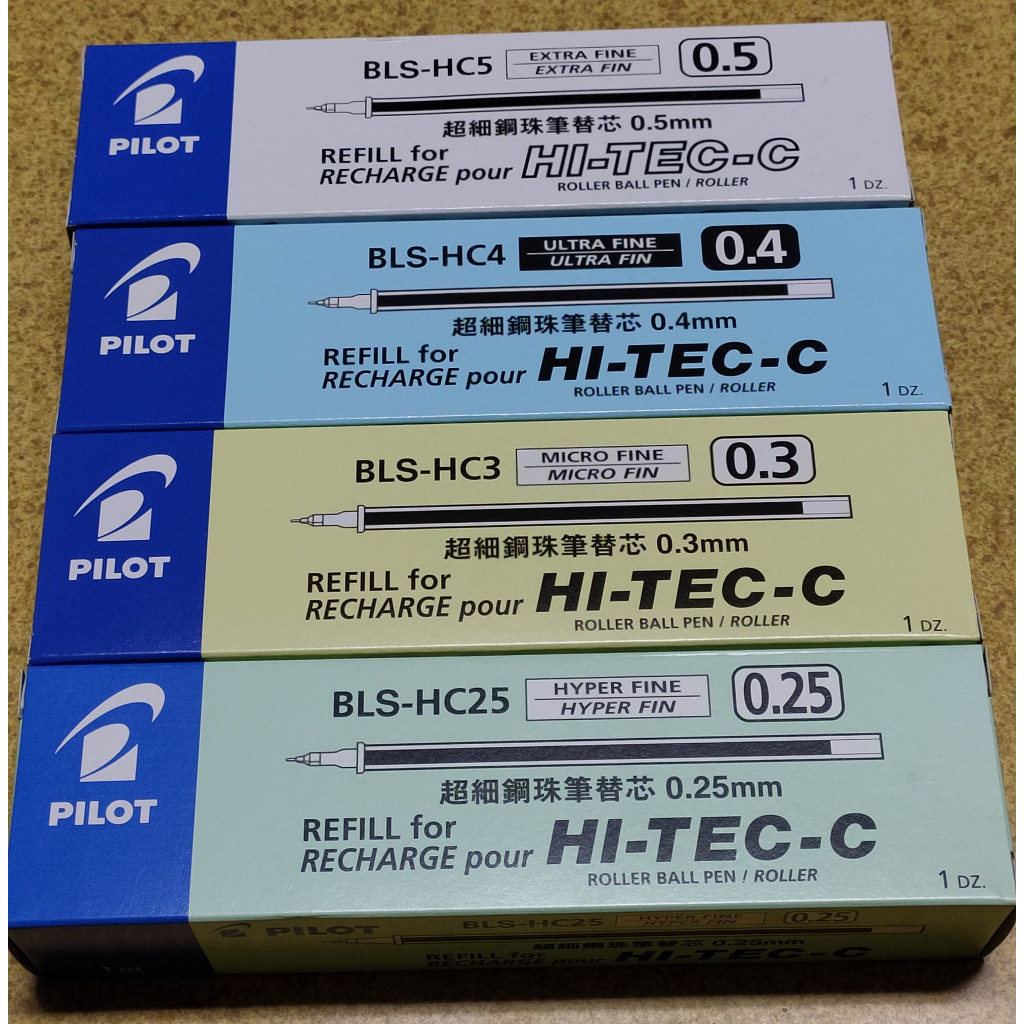 

ISI PILOT HI-TEC - C (0,25/0,3/0,4/0,5)mm