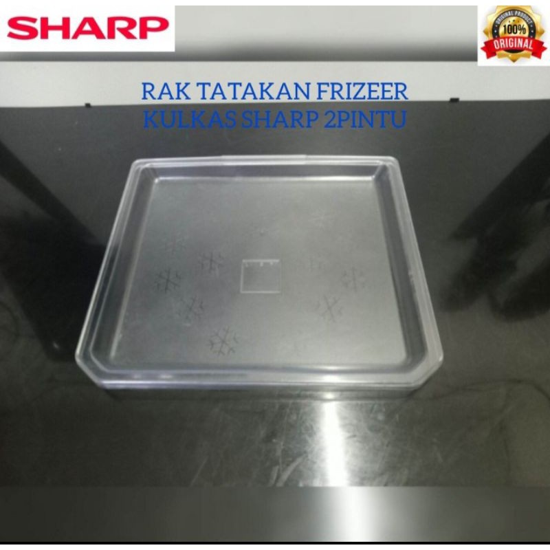 RAK TATAKAN KECIL FRIZEER KULKAS SHARP 2 PINTU.SECOND ORIGINAL