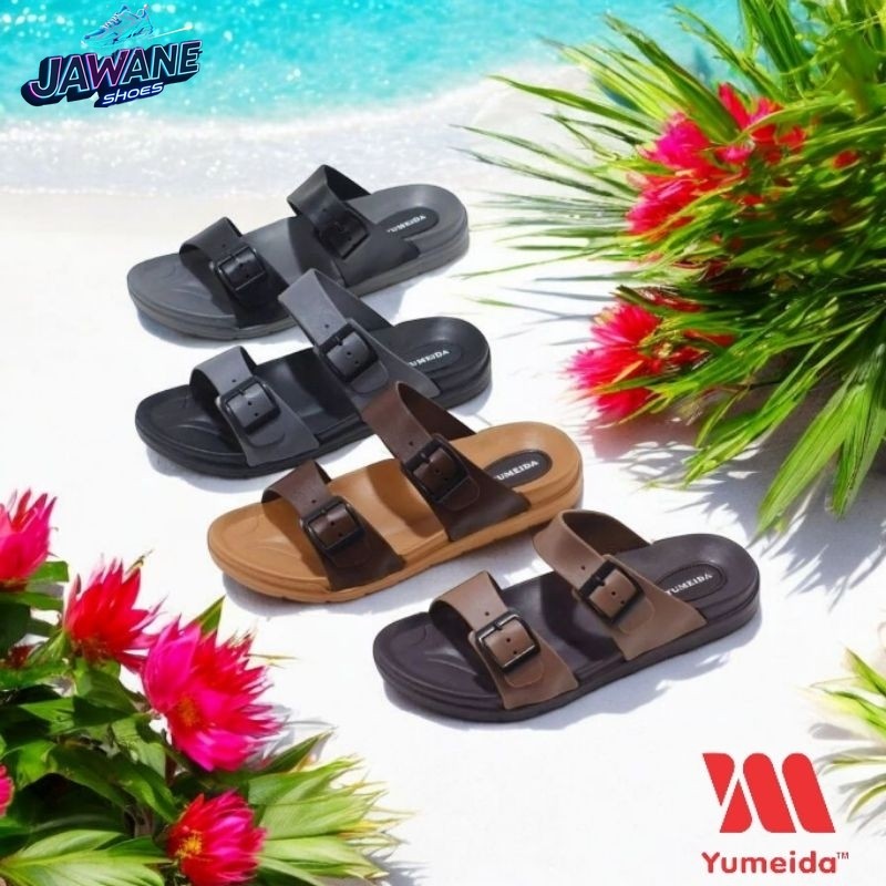 Yumeida Sandal Pria - Slop Laki-Laki Karet - GT-7122 L