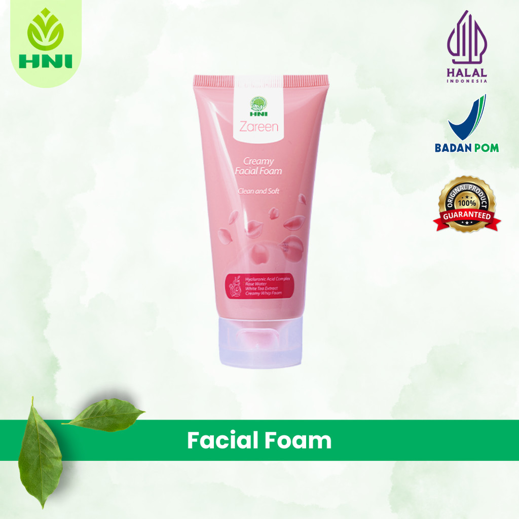 

skincare zareen creamy facial foam - Sabun Pembersih Dry Skin wajah