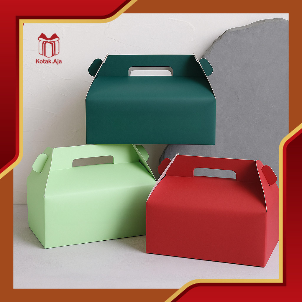 

Kotak Kue Gable / Box Kue Gable / Box Gable Kue / Box Hampers Kue I HE04