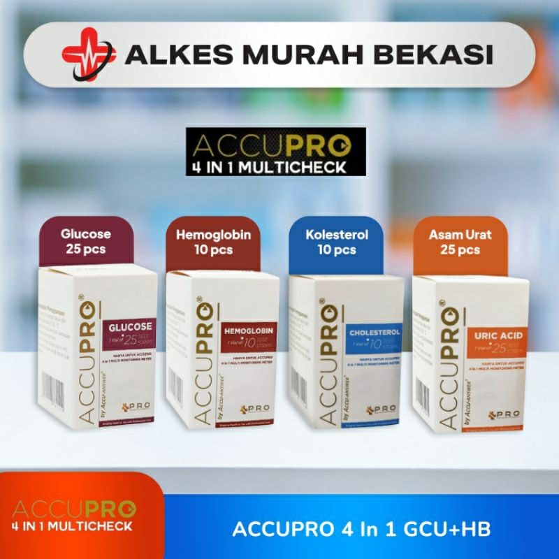 AccuPro / strip isi ulang AccuPro / AccuPro gula darah /AccuPro cholesterol /AccuPro asam urat /Accu