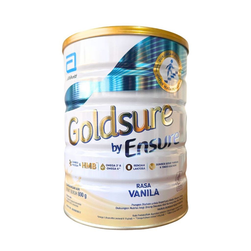 

GOLDSURE BY ENSURE VANILA 800 gr Susu Dewasa Manula Lansia Jaga Stamina