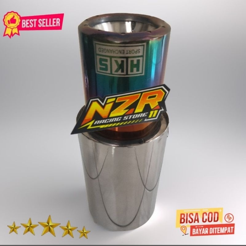 COD knalpot racing mobil suara bass HKS untuk avanza xenia rush terios ayla agya livina pajero fortu