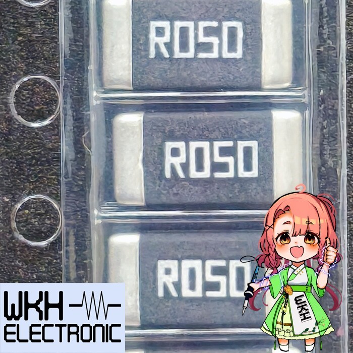 PART TOOLS R050 2512 SMD resistor 2W 0.050 ohm 50mR accuracy 1% rshunt 50miliR