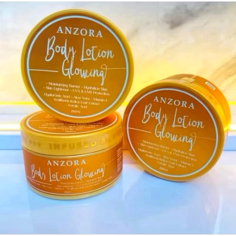 Body Lotion Anzora Glowing Siang Malam/Lotion Anzora