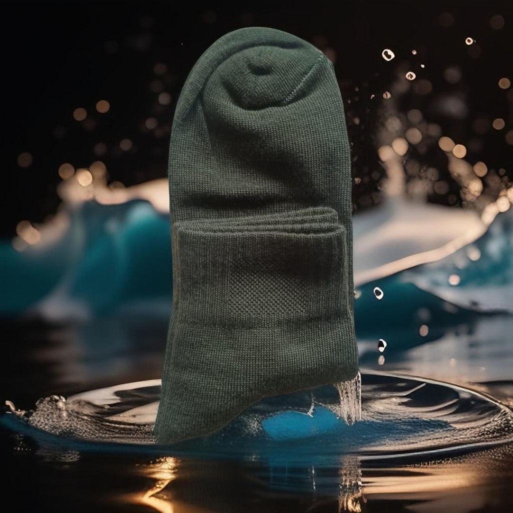 Kaos Kaki Olahraga Hijau Army - Kaos Kaki Sport Tebal Pria Dan Wanita Dewasa - HIMUYA