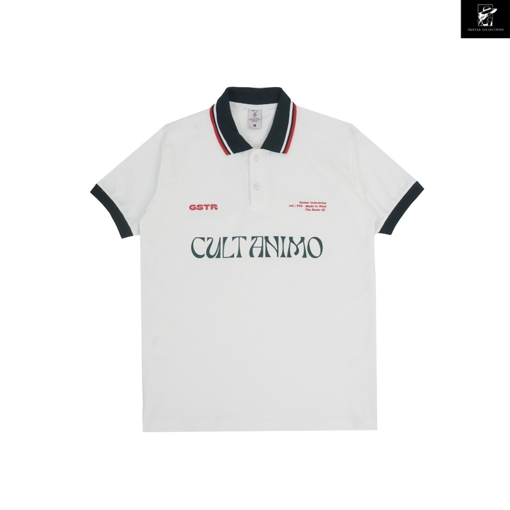 Goster Polo Shirt - Emerald Off White Green