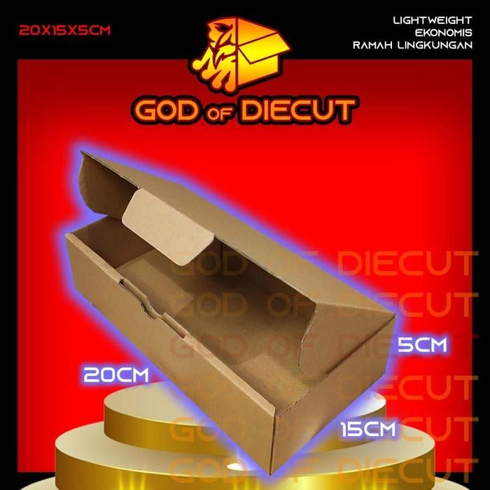 

KARDUS DIECUT 20x15x5 CM - Karton Kotak Packaging Packing Box Pizza