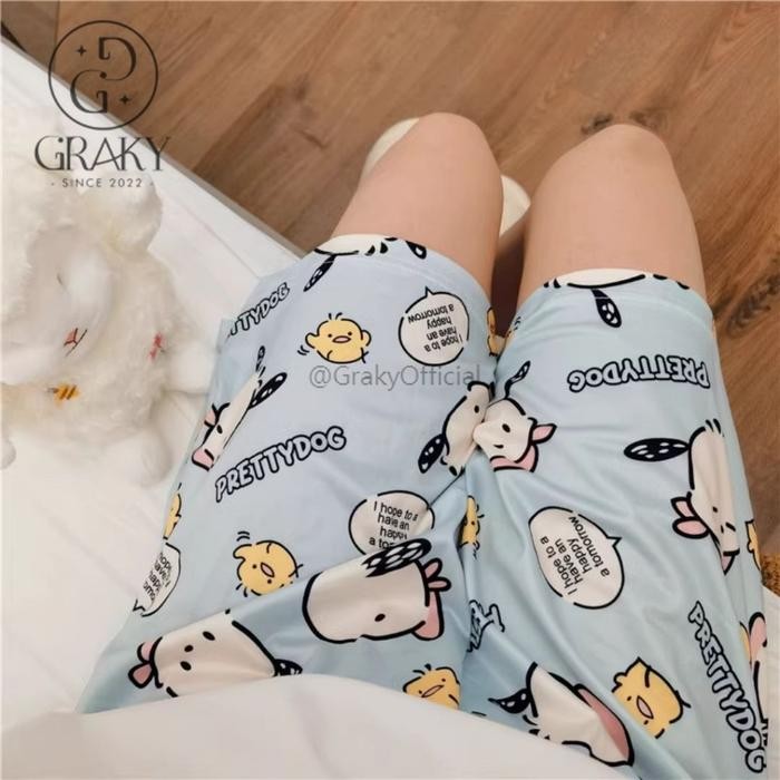 GRAKY CELANA PENDEK - CELANA SANTAI / CELANA PANTAI / CELANA TIDUR / CELANA RILEKS / CELANA WANITA /