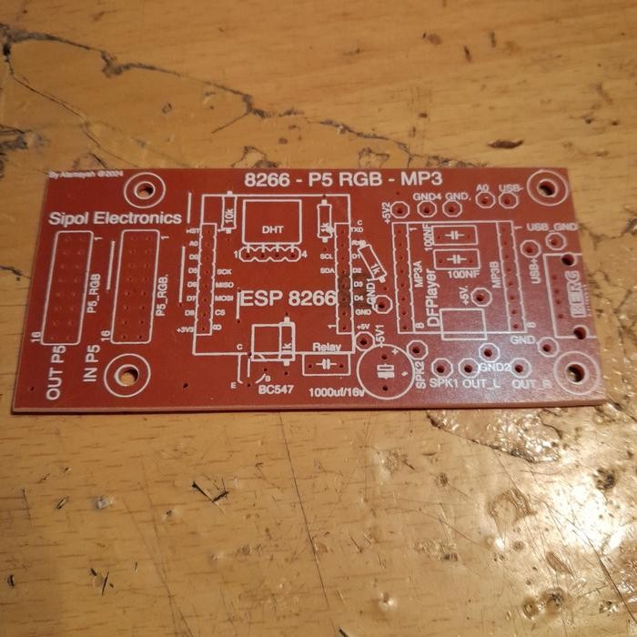 Part PCB Arduino ESP8266 ESP 8266 Wireless Jam Clock JWS & MP3 NTP P5 RGB Electrical Equipment
