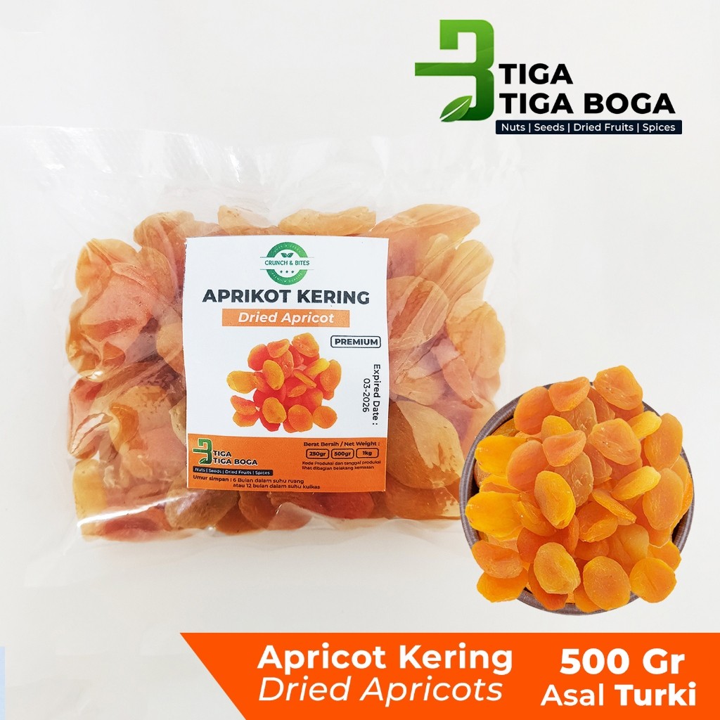 

Dried Apricot / Buah Aprikot Kering 500 gr