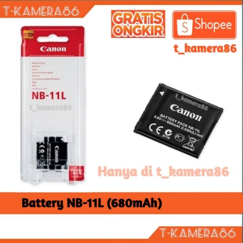 Battery NB-11L / Baterai NB-11L / Batre NB-11L untuk kamera