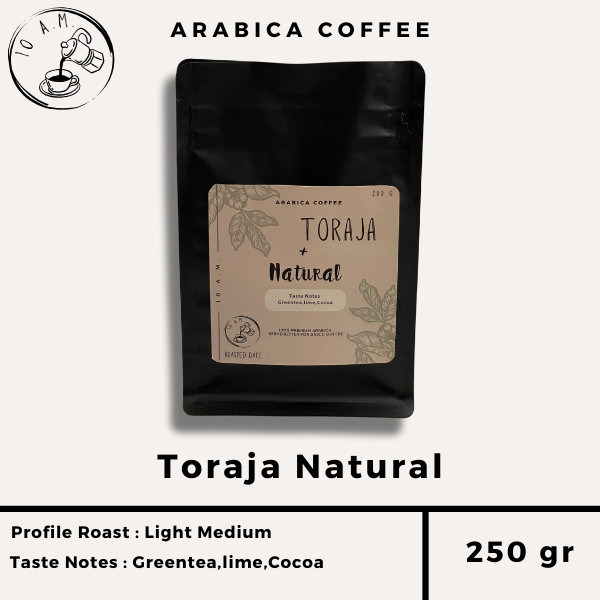 

10AM ROASTERY - Kopi Arabika Toraja Natural (250 gr)