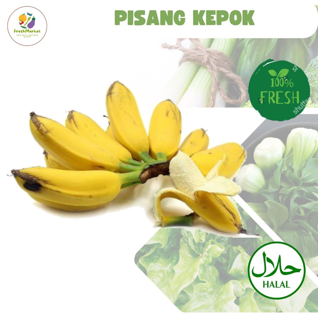 

Pisang Kepok Matang 1 Sisir Sayurinstant
