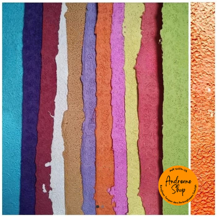 

Kertas Daur Ulang Handmade A2 – Sentuhan Natural untuk Karya Unik