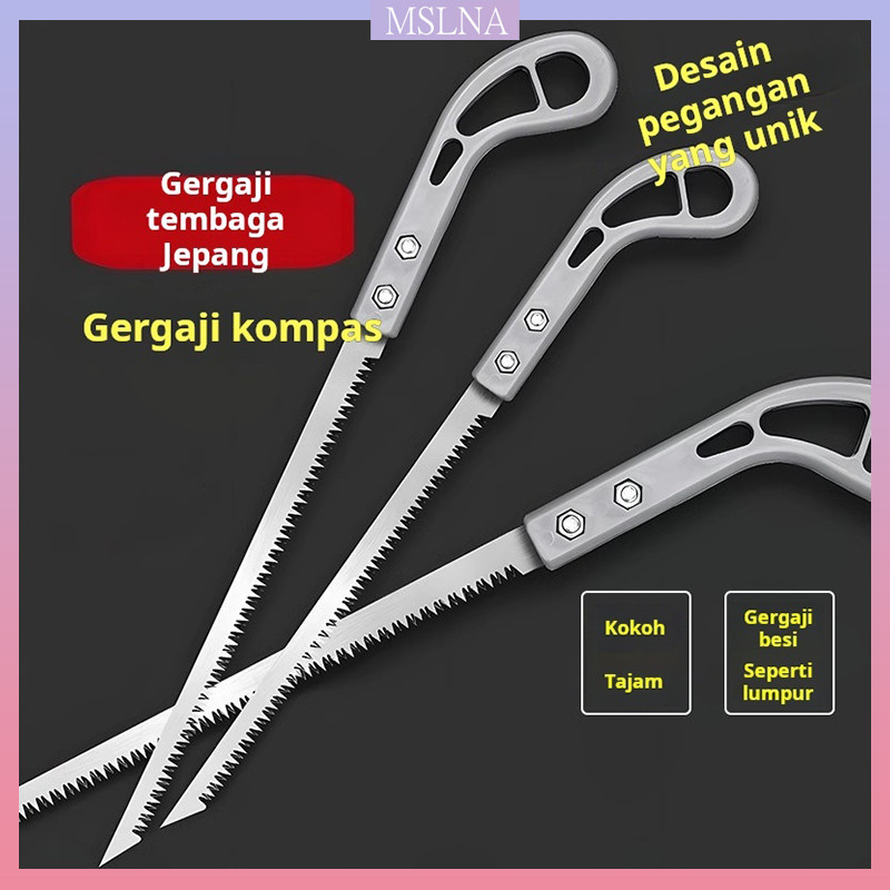 Gergaji taman pohon buah penebangan gergaji tangan gigi halus gergaji koktail gergaji tangan kecil