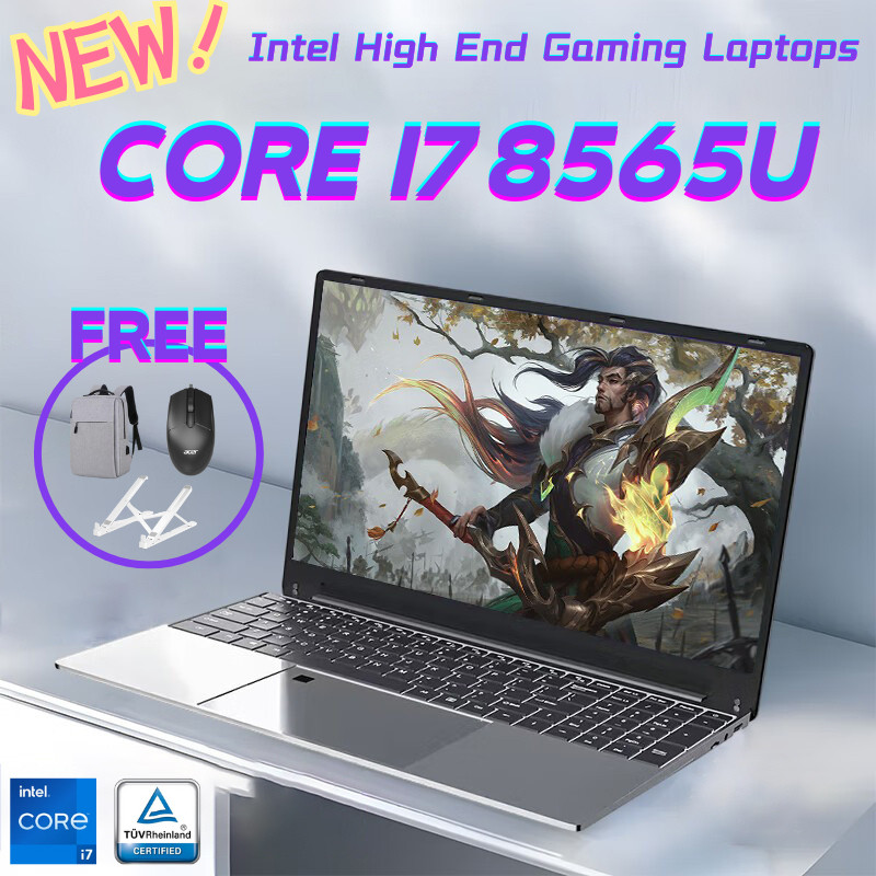 NEW Asus Laptop baru 15.6 inci CPU Intel Core i7 8565U Windows11 RAM16GB SSD1TB Keyboard dengan lamp