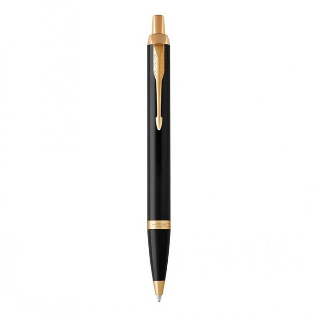 

Pulpen Parker IM NEW Black Gold Trim( Klip Emas) BP Original