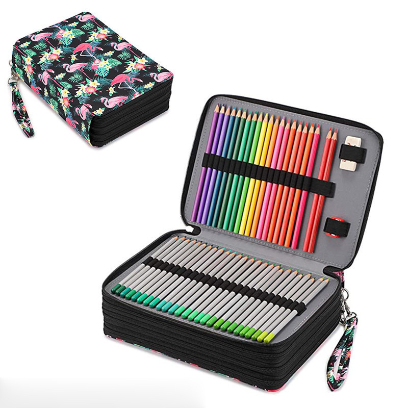 

200 Slots Pencil Case School Pencilcase for Girls Boys Pen Bag Large Capacity Cartridge Box Pencilholder Stationery Pouch Penal