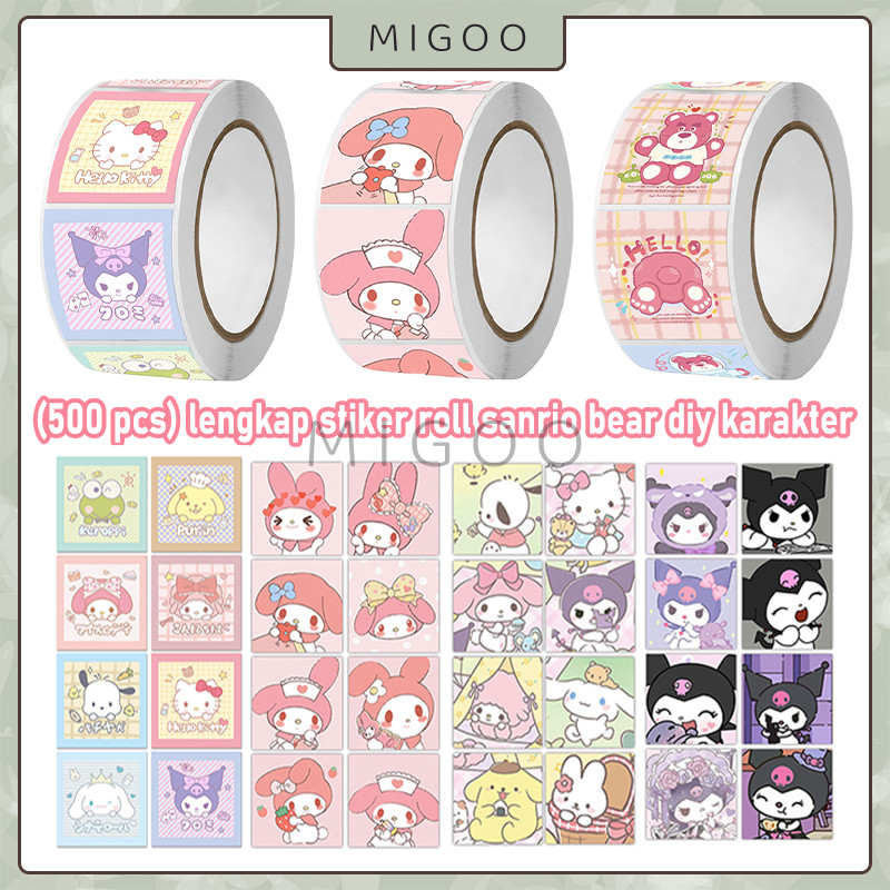 

Sticker Sanrio / Stiker Sanrio Kartun Lucu Stiker / Sticker Roll