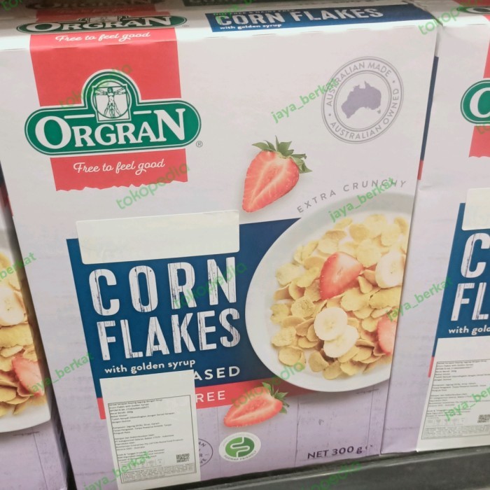 

orgran corn flakes with golden syrup 300gr