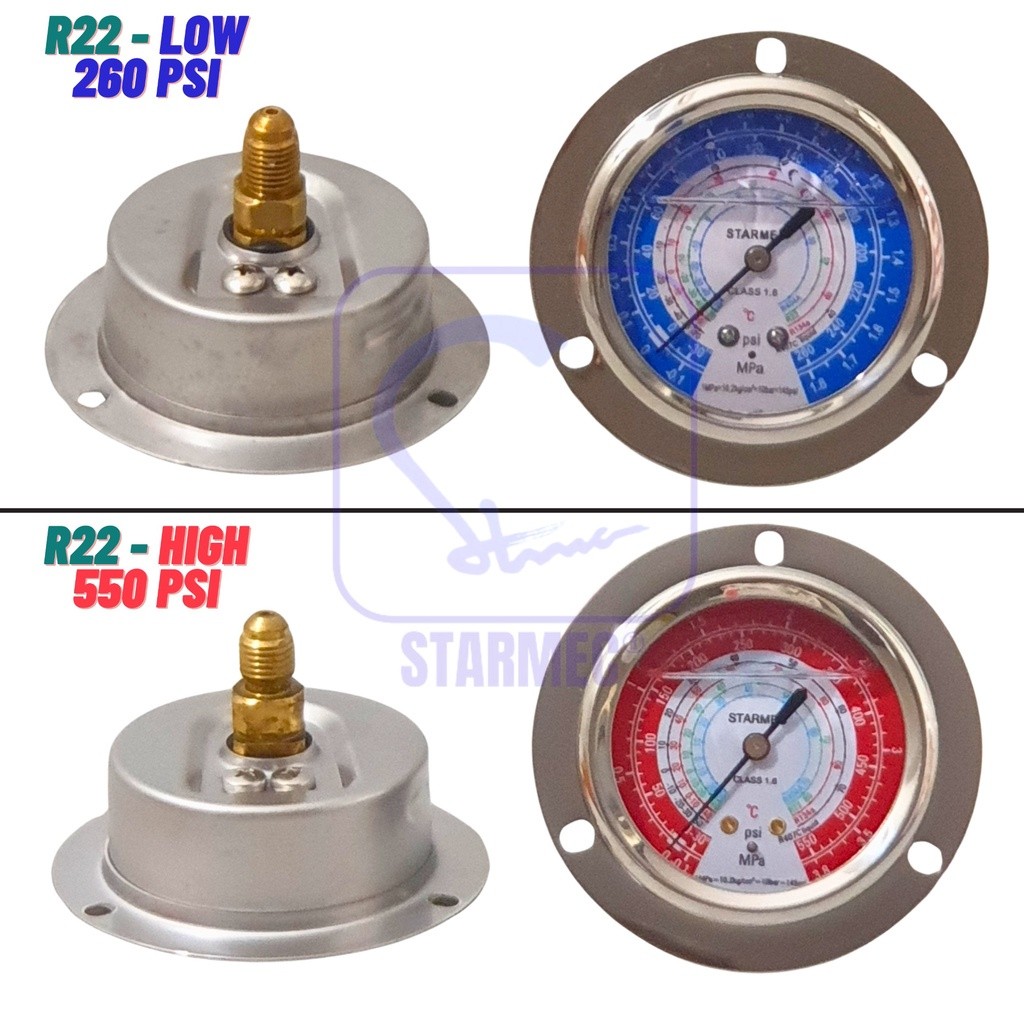 

Pressure Gauge Oil R22 ( Payung ) / Meteran+Oil R22 Starmec