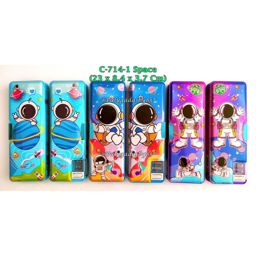 

(1 Biji) Kotak Pensil Magnet Space C-714-1 23 x 8.4 x 3.7 Cm / Tempat Pensil GXIMP C-714-1 Space