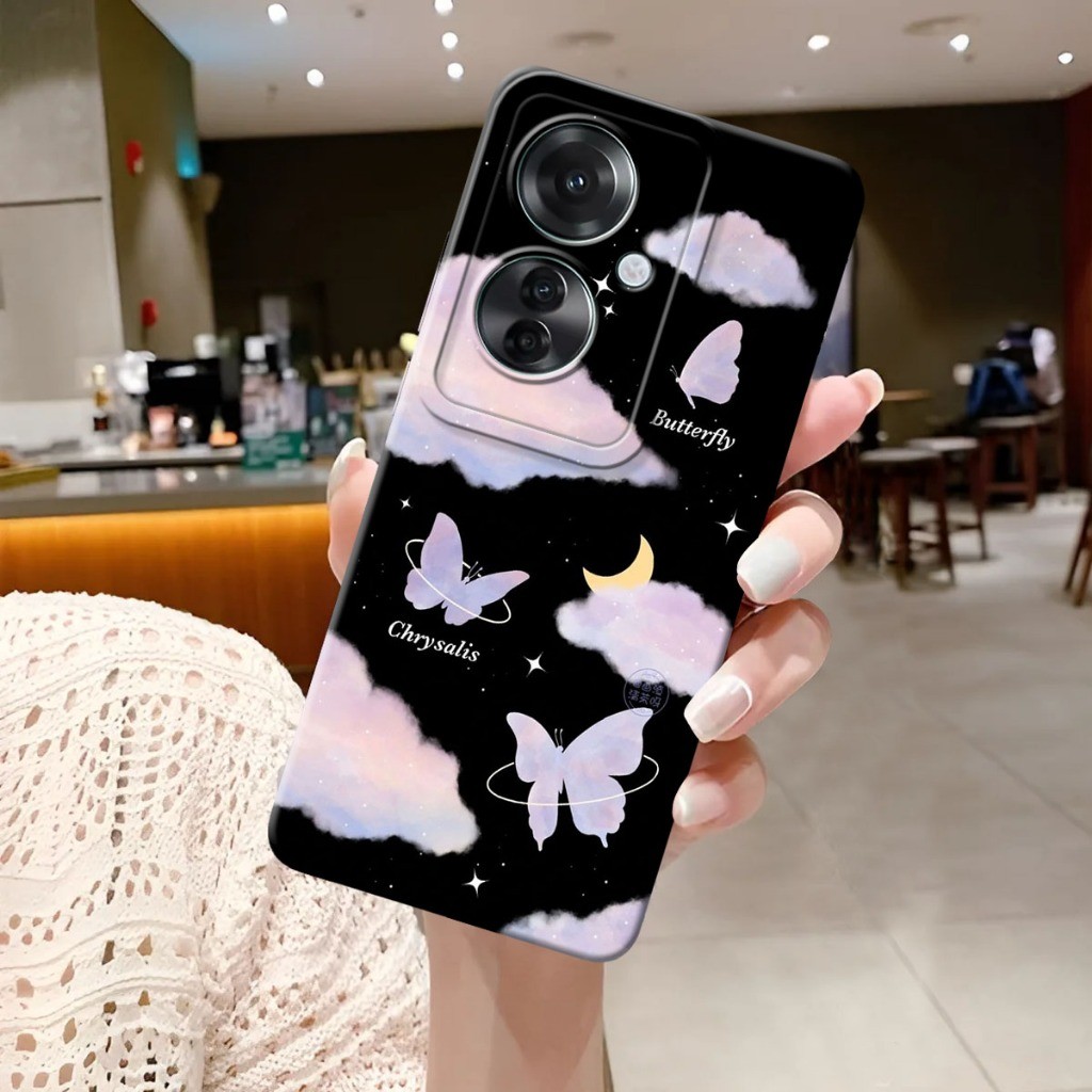 (PC04) Case Oppo Reno 11F 5G  Fashion Case Procamera Macaron Silikon TPU