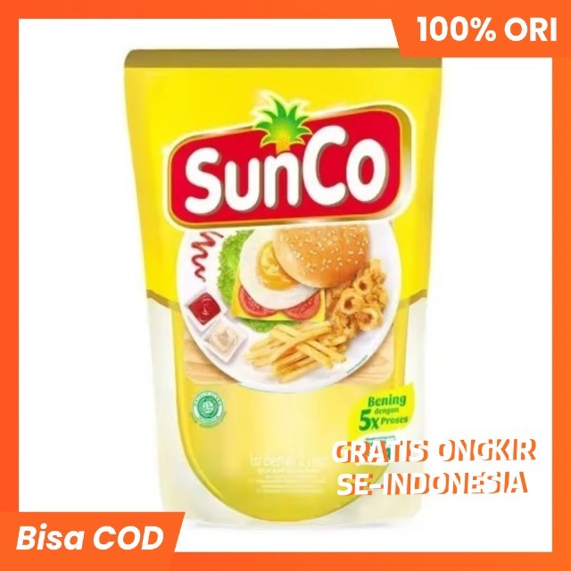 

Sunco minyak goreng 2 liter exp 11/26