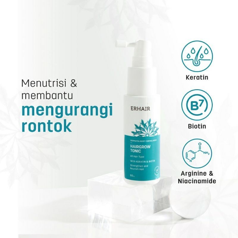ERHAIR HairGrow Shampoo 100ml | Tonic 100ml | Serum 7x8ml