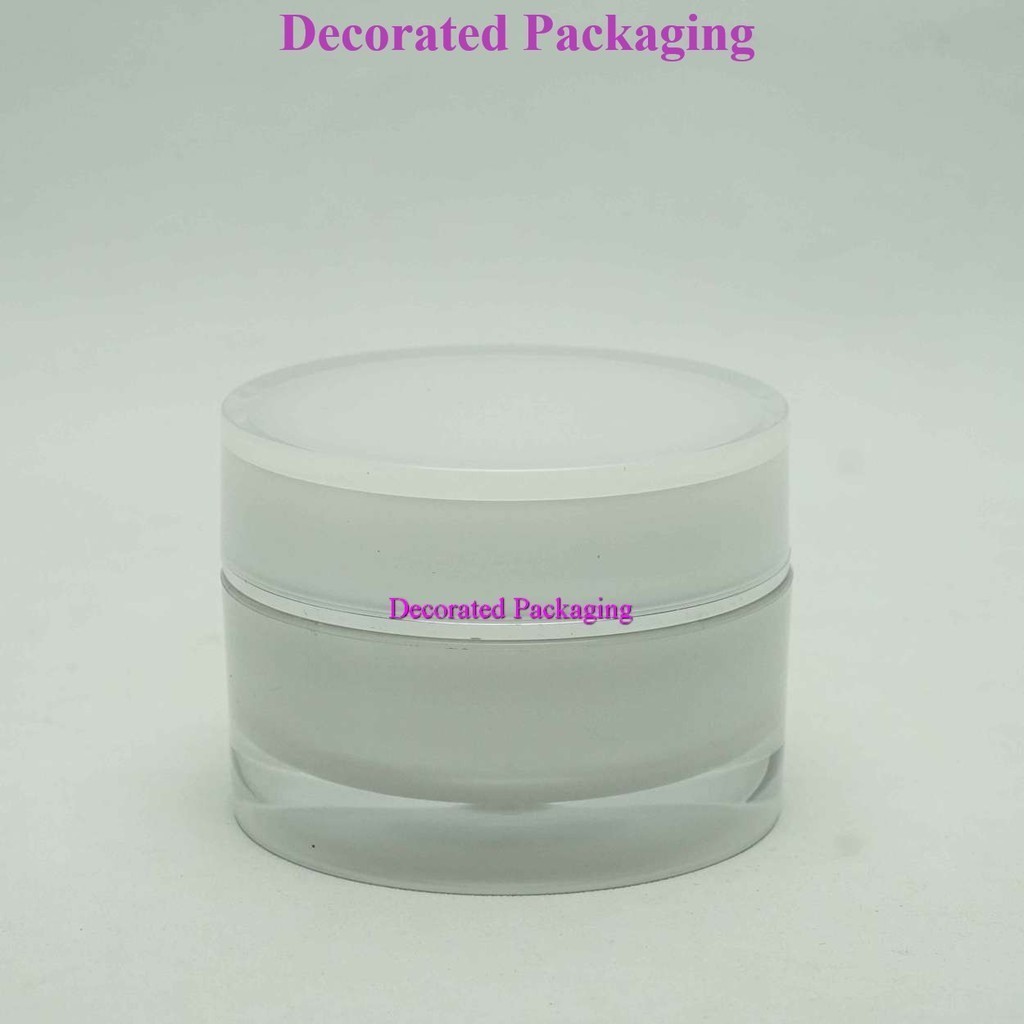 Pot 30 Gr Acl Bulat / Pot Acrilic / Pot Cream 30 Gr / Wadah Cream / Pot Krim / Pot 30 Gr / Pot Mutia