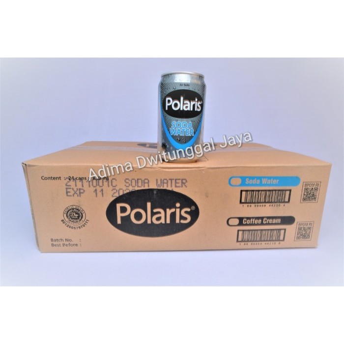 

Polaris Soda Water / Air Soda Polaris Kaleng 24x330ml - Karton