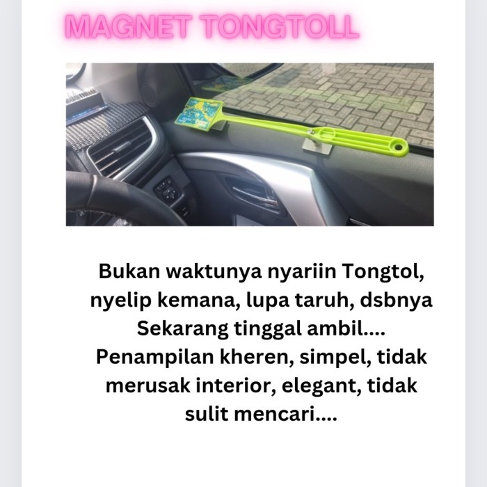 TONGTOLL / TONGKAT E TOLL  CUSTOM DENGAN MAGNET TAP CARD ESTICK E TOLL CARD CUSTOM KEREN