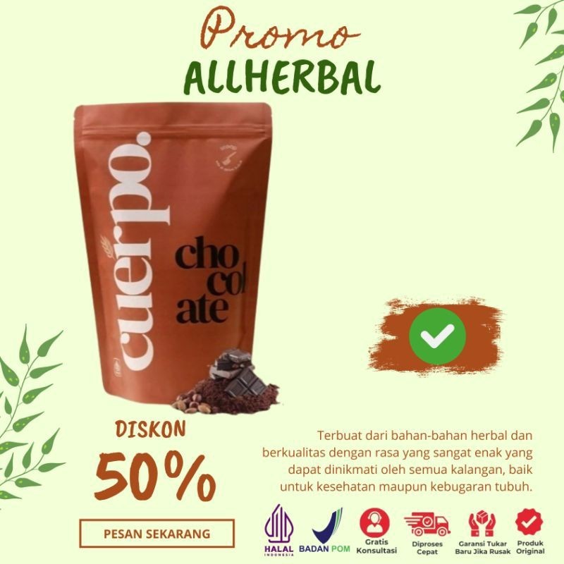 

PAKET 1 BOX [ Asli ] Susu Tinggi Kalori & Protein Cuerpo 960 Gram Bundling 1 Pouch 100% Original asep herbal store