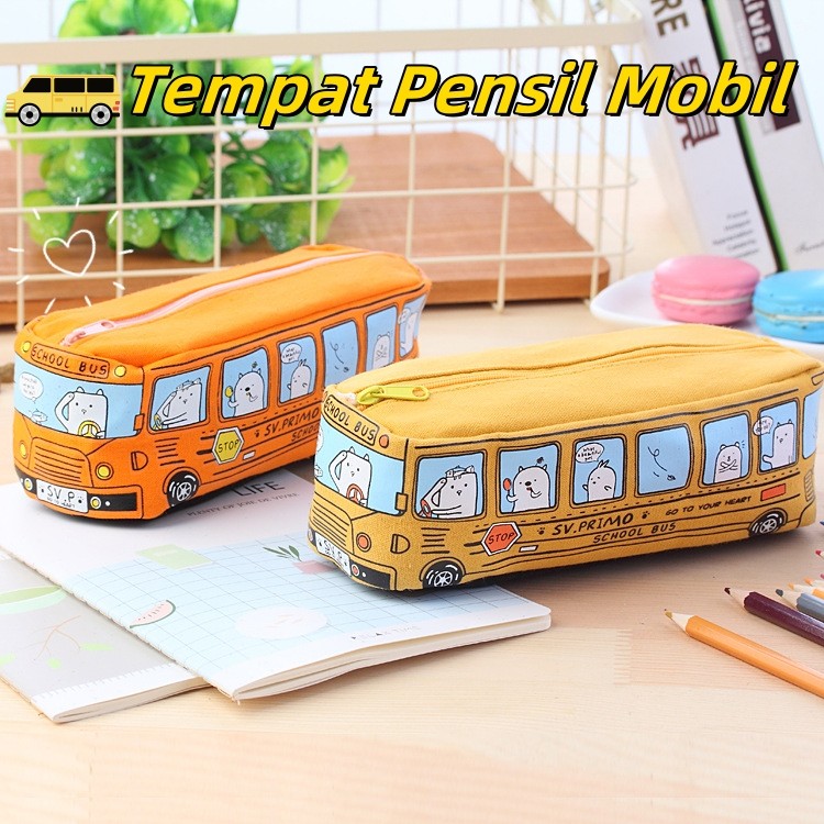 

pencil case / Tempat Pensil Mobil/ Tempat Pensil Multifungsi / Male and female student stationery / estudee pensil case / cartoon large capacity storage bag / Tas pensil untuk siswa sekolah dasar