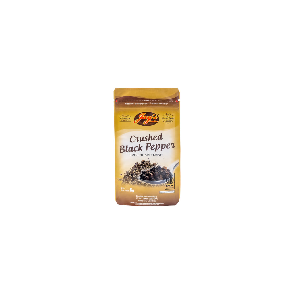 

Jay's Kitchen Crushed Black Pepper Zipper 8 GR