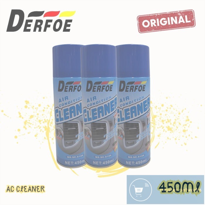 Derfoe AC Cleaner 450 ml Spray Pembersih AC Rumah Mobil 450ml